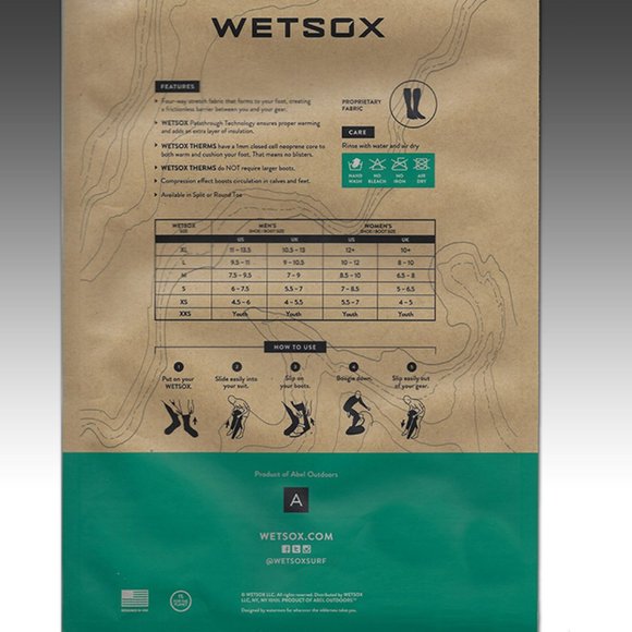 Neoprene Thermal XXS Youth XS Mens 4.5-6 Wetsuit Wader Frictionless Sock Fishing - Picture 4 of 5